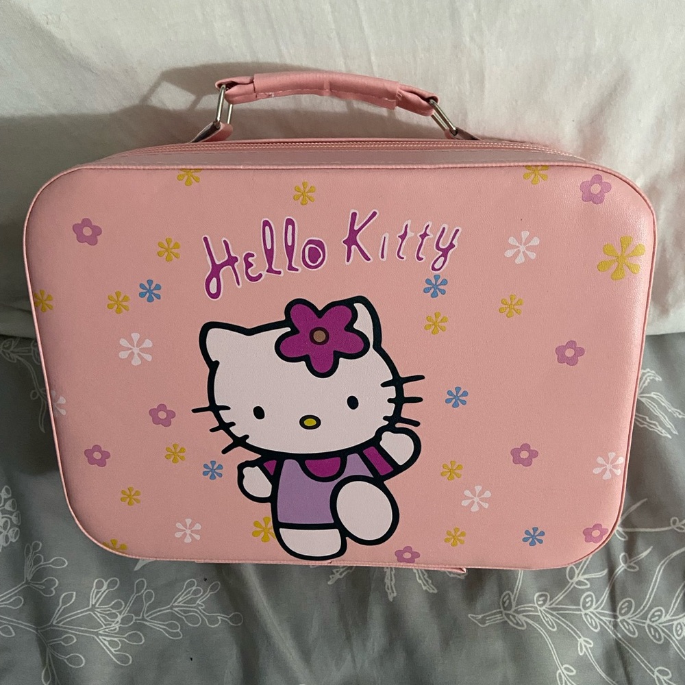 NWOT Hello Kitty Pink Carry/Cosmetic Case
